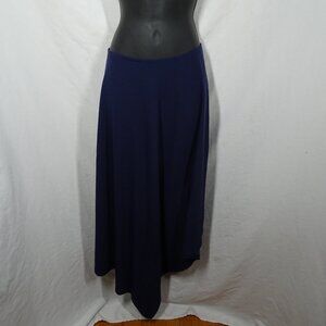 Fashion Women Navy Long Skort Size XL